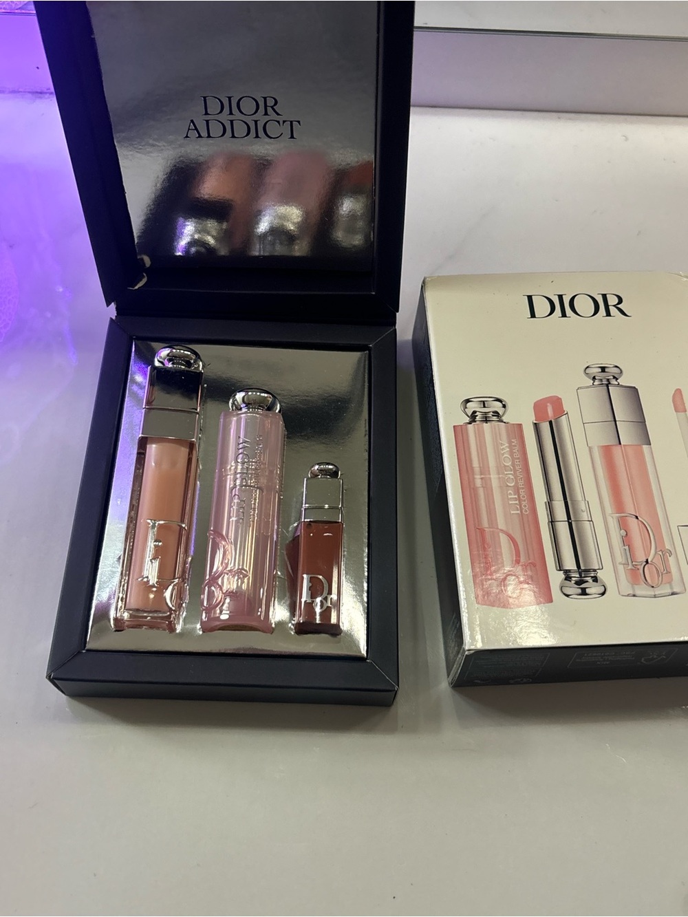 Dior Addict Lip Set - Pink and Nude Shades